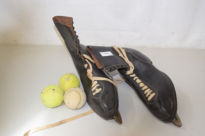Lot 548 - Vintage ice skates