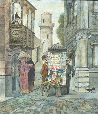 Lot 56 - Haciyec Nusrets (b.1948), "Old Bakou",...
