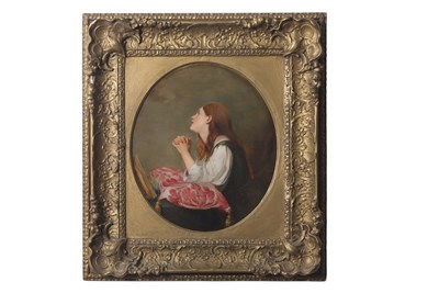 Lot 516 - Henry Nelson O'Neil ARA (1817-1880), "A Girl...