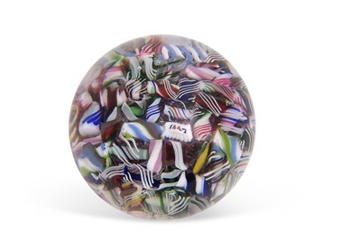 Lot 1 - French Glass Scrambled Paperweight probably...