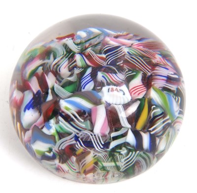 Lot 1 - French Glass Scrambled Paperweight probably...