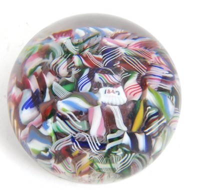 Lot 1 - French Glass Scrambled Paperweight probably...