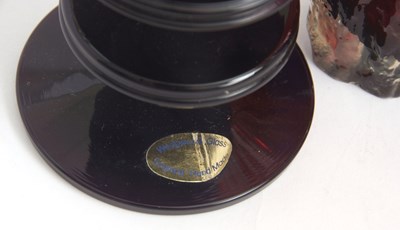 Lot 5 - Group of Coloured Glass Wares; Tajima Ruby...