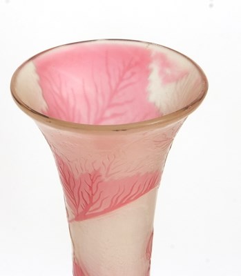 Lot 7 - Galle Cameo Glass Vase the globular body with...