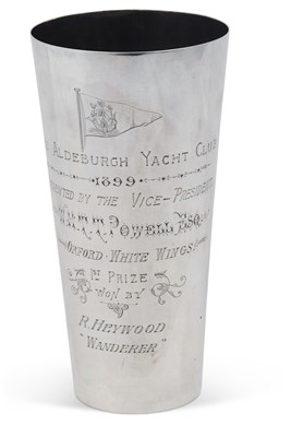 Lot 304 - A late Victorian silver presentation yachting...