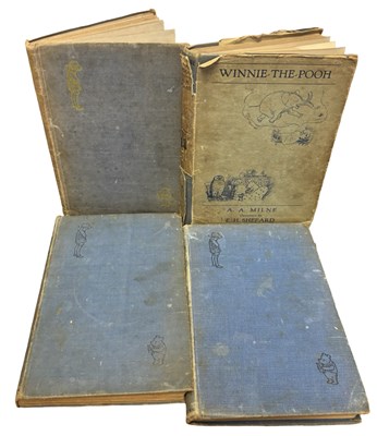 Lot 343 - A A MILNE: 4 Titles: NOW WE ARE SIX, London,...