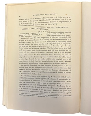Lot 76 - J O WESTWOOD: THE BUTTERFLIES OF GREAT BRITAIN...