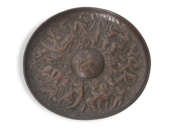 Lot 458 - A 19th Century continental bronze shield...