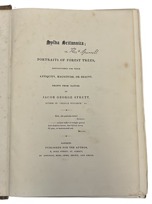 Lot 47 - JACOB GEORGE STRUTT: SYLVA BRITANNICA; OR,...