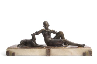 Lot 457 - An early 20th Century hollow bronze figure of...
