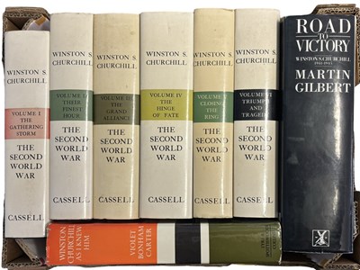 Lot 840 - ONE BOX: Winston Churchill interest hardbacks