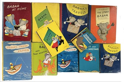Lot 335 - JEAN DE BRUNHOFF: BABAR, Various titles. All...