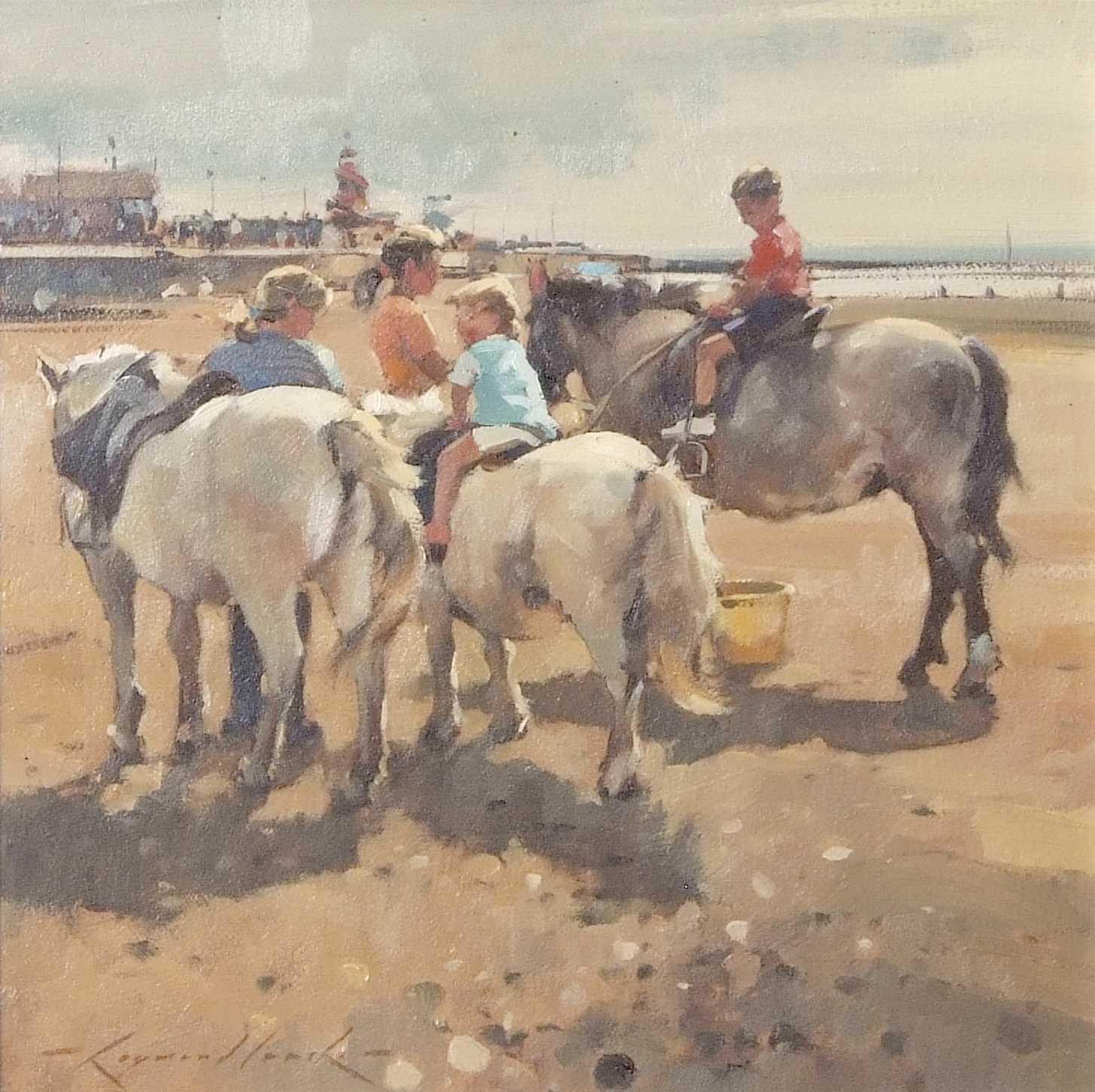 Lot 567 - Raymond Leech RSMA (b.1949), "Can we Gallop?",...