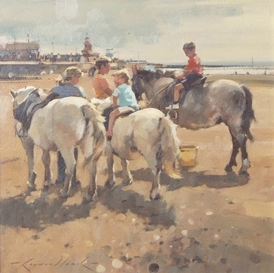 Lot 567 - Raymond Leech RSMA (b.1949), "Can we Gallop?",...