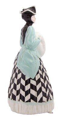 Lot 18 - A Goldscheider figure of "Masquerade" designed...