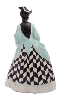 Lot 18 - A Goldscheider figure of "Masquerade" designed...