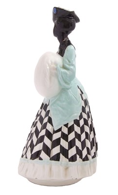 Lot 18 - A Goldscheider figure of "Masquerade" designed...