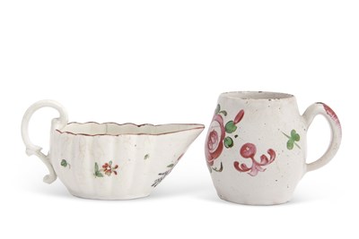 Lot 19 - An 18th Century Bristol porcelain cream boat...
