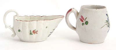 Lot 19 - An 18th Century Bristol porcelain cream boat...