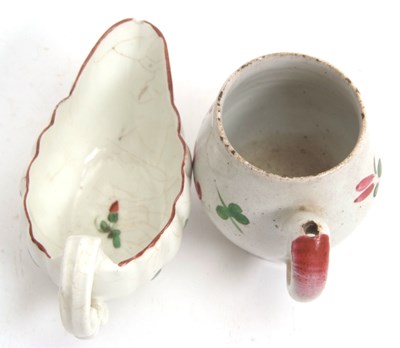 Lot 19 - An 18th Century Bristol porcelain cream boat...