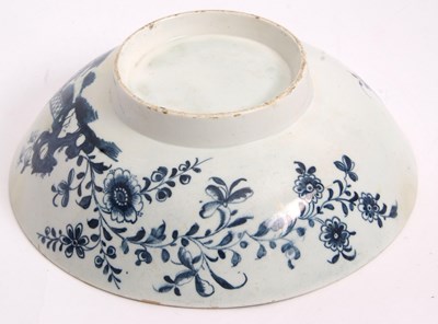 Lot 20 - A rare Lowestoft porcelain shallow bowl circa...