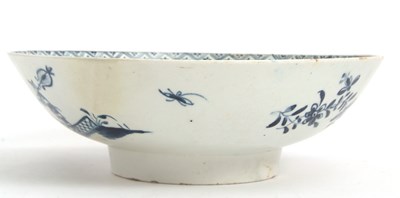 Lot 20 - A rare Lowestoft porcelain shallow bowl circa...