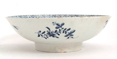 Lot 20 - A rare Lowestoft porcelain shallow bowl circa...