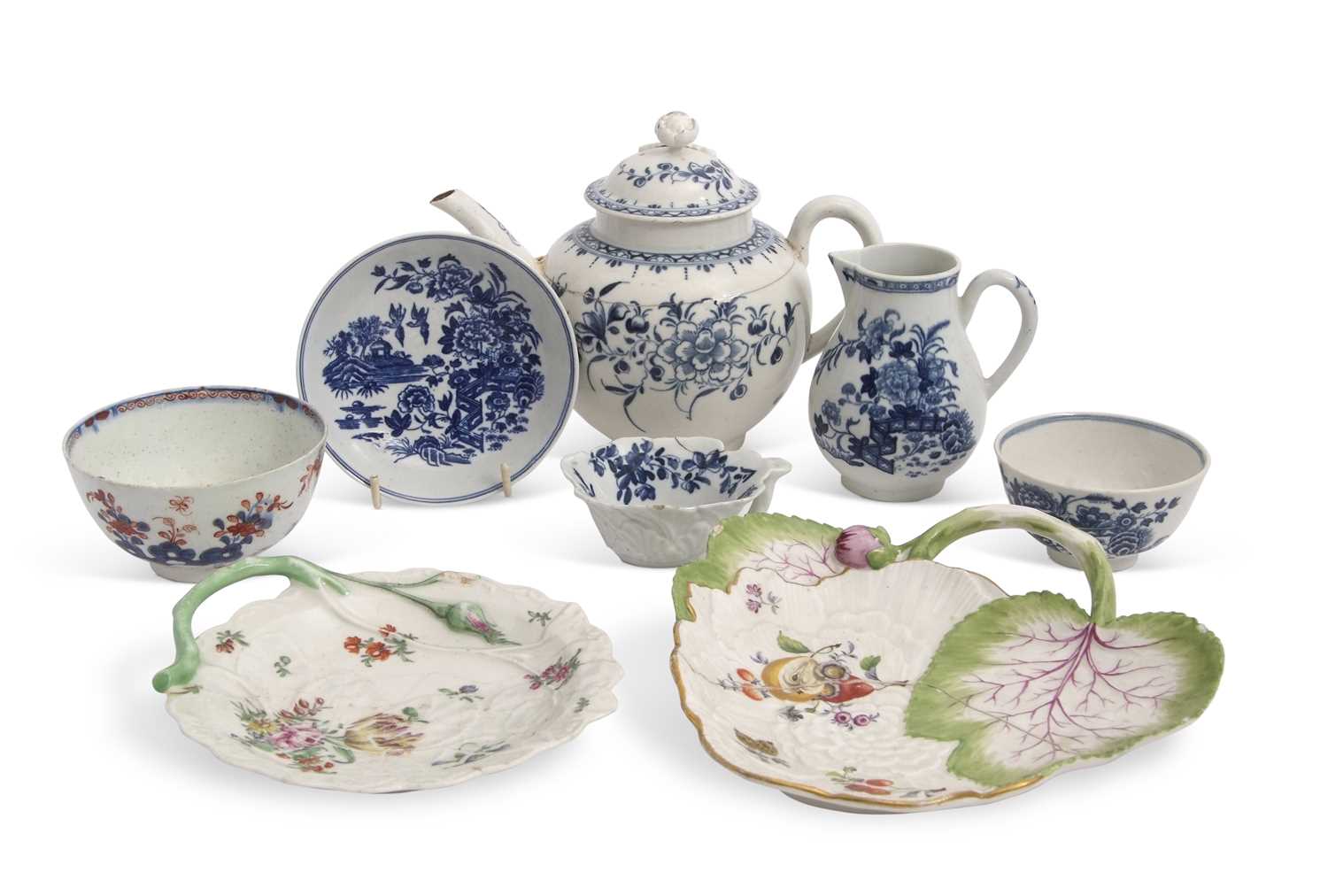 Lot 22 - A study collection of 18th Century ceramics...