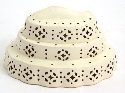 Lot 26 - A rare late 18th Century cream ware curd...