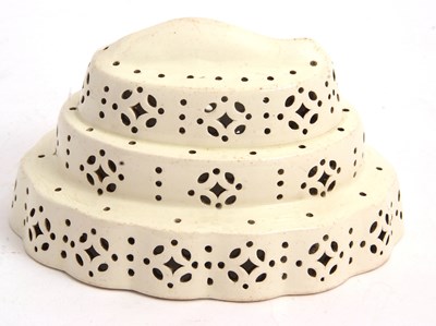 Lot 26 - A rare late 18th Century cream ware curd...