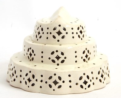 Lot 26 - A rare late 18th Century cream ware curd...