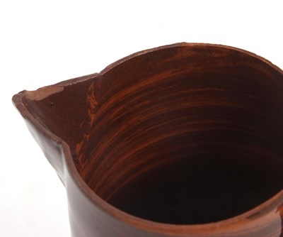 Lot 28 - A rare mid 18th Century Astbury agate ware jug...