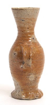 Lot 29 - An interesting Medieval pottery jug of ribbed...