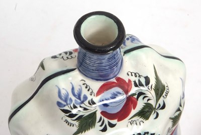 Lot 30 - A pottery Pilgrim flask possibly Scottish,...