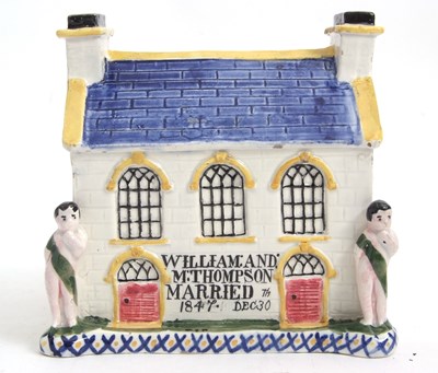 Lot 32 - A rare Mexborough Wesleyan Chapel money box,...