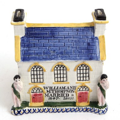 Lot 32 - A rare Mexborough Wesleyan Chapel money box,...