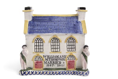 Lot 32 - A rare Mexborough Wesleyan Chapel money box,...