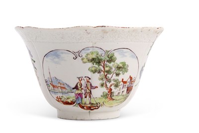 Lot 33 - A rare Worcester porcelain bowl circa 1755 of...