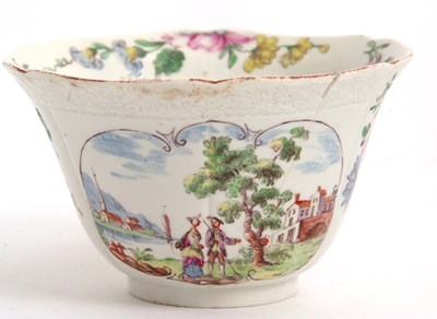 Lot 33 - A rare Worcester porcelain bowl circa 1755 of...