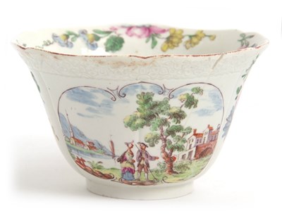Lot 33 - A rare Worcester porcelain bowl circa 1755 of...