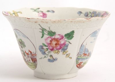 Lot 33 - A rare Worcester porcelain bowl circa 1755 of...