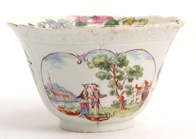 Lot 33 - A rare Worcester porcelain bowl circa 1755 of...