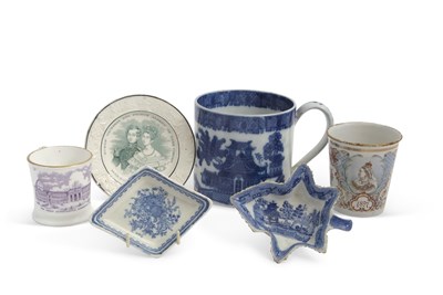 Lot 39 - A group of 19th Century pearl ware comprising...