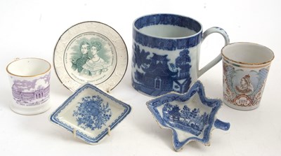 Lot 39 - A group of 19th Century pearl ware comprising...