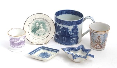 Lot 39 - A group of 19th Century pearl ware comprising...