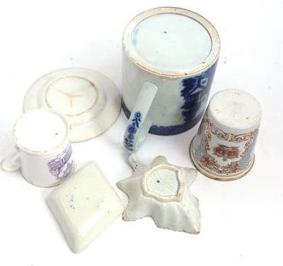 Lot 39 - A group of 19th Century pearl ware comprising...