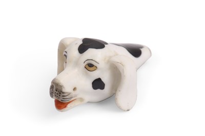 Lot 43 - A 19th Century Staffordshire dog whistle,...