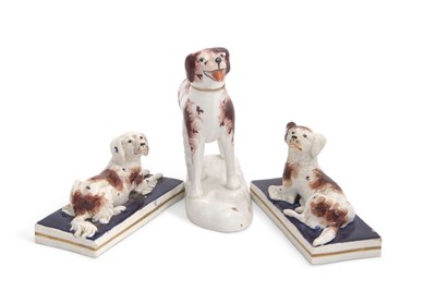 Lot 47 - A pair of mid 19th Century  English porcelain...