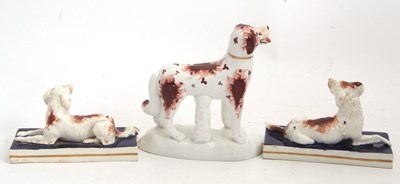 Lot 47 - A pair of mid 19th Century English porcelain...