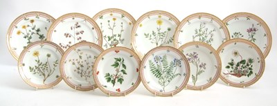Lot 49 - A quantity of Royal Copenhagen Flora Danica...
